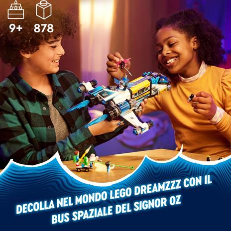 LEGO DREAMZzz 71460 Il Bus Spaziale del Signor Oz, Astronave Giocattolo da Costruire in 2 Modi con Mateo, Z-Blob e Logan - 2