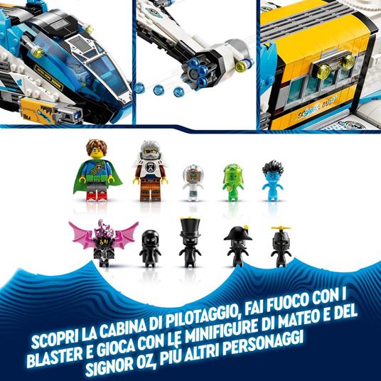 LEGO DREAMZzz 71460 Il Bus Spaziale del Signor Oz, Astronave Giocattolo da Costruire in 2 Modi con Mateo, Z-Blob e Logan - 4