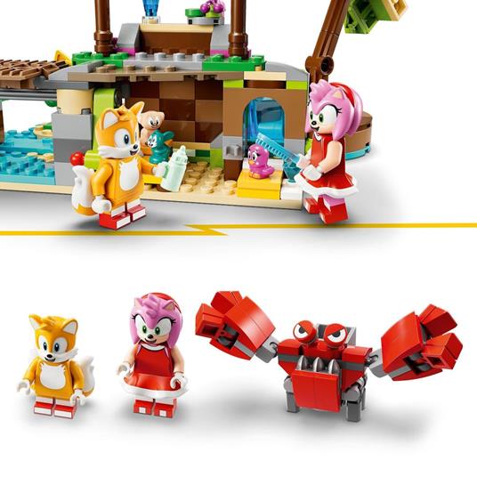 LEGO Sonic the Hedgehog 76992 LIsola del Soccorso Animale di Amy Giocattolo con 6 Personaggi Regalo per Bambini dai 7 Anni - 5