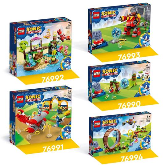 LEGO Sonic the Hedgehog 76992 LIsola del Soccorso Animale di Amy Giocattolo con 6 Personaggi Regalo per Bambini dai 7 Anni - 6