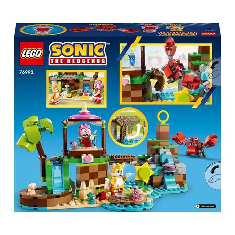 LEGO Sonic the Hedgehog 76992 LIsola del Soccorso Animale di Amy Giocattolo con 6 Personaggi Regalo per Bambini dai 7 Anni - 8