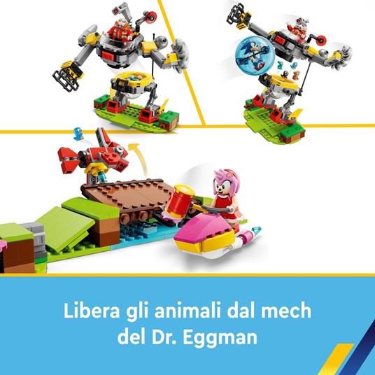 LEGO Sonic the Hedgehog 76994 Sfida del Giro della Morte nella Green Hill  Zone di Sonic, Gioco per Bambini con 9 Personaggi - LEGO - Sonic the  Hedgehog - TV & Movies - Giocattoli