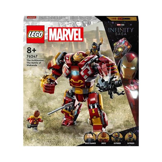 LEGO Marvel 76247 Hulkbuster: La Battaglia di Wakanda, Action Figure Mech  di Hulk, Avengers: Infinity War, Giochi per Bambini - LEGO - Super Heroes -  TV & Movies - Giocattoli | IBS