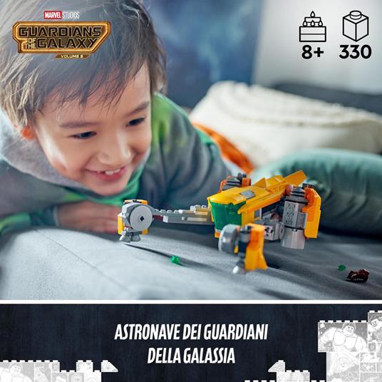 LEGO Marvel 76254 Astronave di Baby Rocket, Giocattolo da Costruire del Supereroe dei Guardiani della Galassia Volume 3 - 2