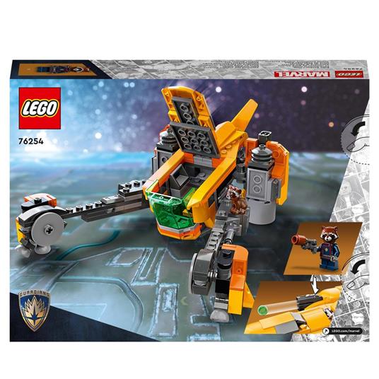 LEGO Marvel 76254 Astronave di Baby Rocket, Giocattolo da Costruire del Supereroe dei Guardiani della Galassia Volume 3 - 8