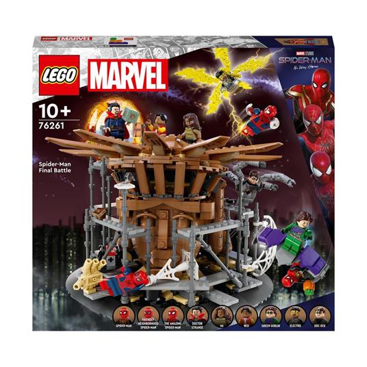 LEGO Marvel 76261 La Battaglia Finale di Spider-Man, Spider-Man: No Way  Home con 3 Minifigure Peter Parker