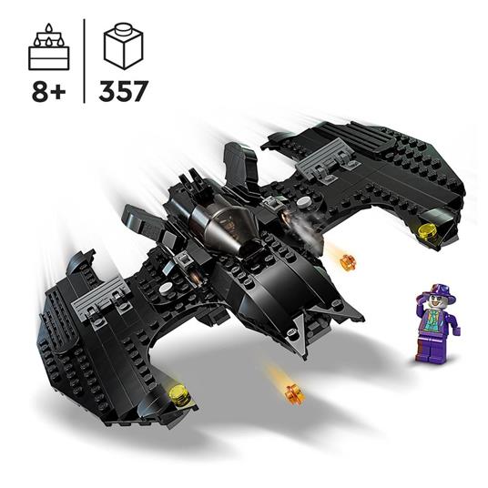 LEGO DC 76265 Bat-Aereo: Batman vs. The Joker, Aeroplano Giocattolo dal Film del 1989 con 2 Minifigure - 3