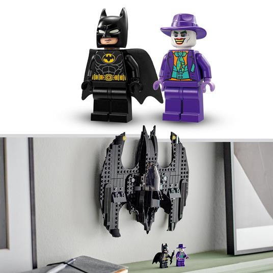 LEGO DC 76265 Bat-Aereo: Batman vs. The Joker, Aeroplano Giocattolo dal Film del 1989 con 2 Minifigure - 6