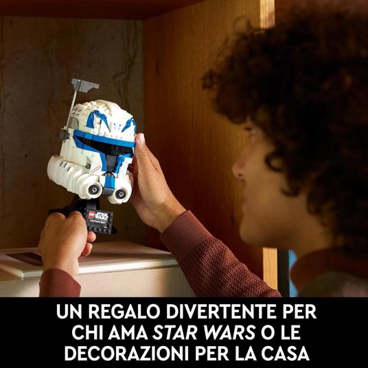 LEGO Star Wars 75349 Casco di Captain Rex, Set Serie Caschi 2023, Collezione per Adulti da The Clone Wars, Idee Regalo - 6