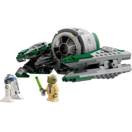 LEGO Star Wars 75360 Jedi Starfighter di Yoda, Veicolo Giocattolo da The Clone Wars, Minifigure di Yoda, Spada Laser e R2-D2 - 8