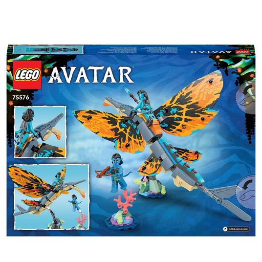 LEGO Avatar 75576 L'Avventura di Skimwing con Jake Sully e Tonowari Animale  Giocattolo Scenario di Pandora La Via dell'Acqua - LEGO - Avatar - TV &  Movies - Giocattoli | IBS