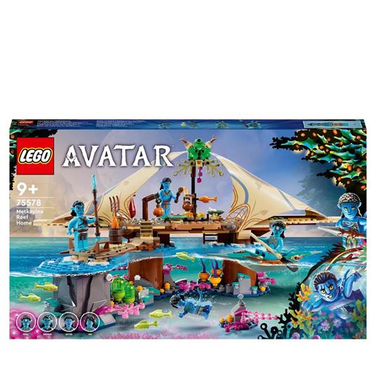 LEGO Avatar 75578 La Casa Corallina di Metkayina, Villaggio di Pandora con  Neytiri e Tonowari dal Film La Via dell'Acqua - LEGO - Avatar - TV & Movies  - Giocattoli | IBS