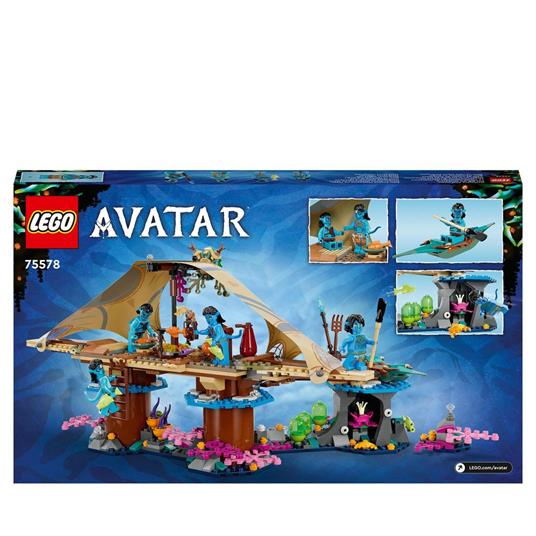 LEGO Avatar 75578 La Casa Corallina di Metkayina, Villaggio di Pandora con  Neytiri e Tonowari dal Film La Via dell'Acqua - LEGO - Avatar - TV & Movies  - Giocattoli | IBS