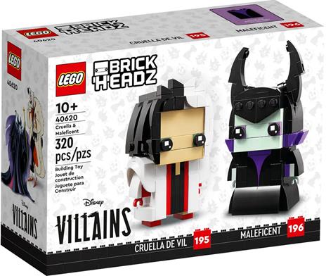 Crudelia e Malefica -  Brick Headz 40620