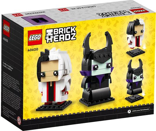 Crudelia e Malefica -  Brick Headz 40620 - 2