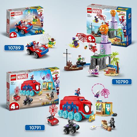 LEGO Marvel 10790 Team Spidey al Faro del Goblin, Giochi per Bambini dai 4 Anni in su, Serie Spidey e i Suoi Fantastici Amici - 6