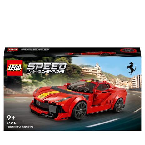 LEGO Speed Champions 76914 Ferrari 812 Competizione, Modellino di Auto da Costruire, Macchina Giocattolo 2023 da Collezione