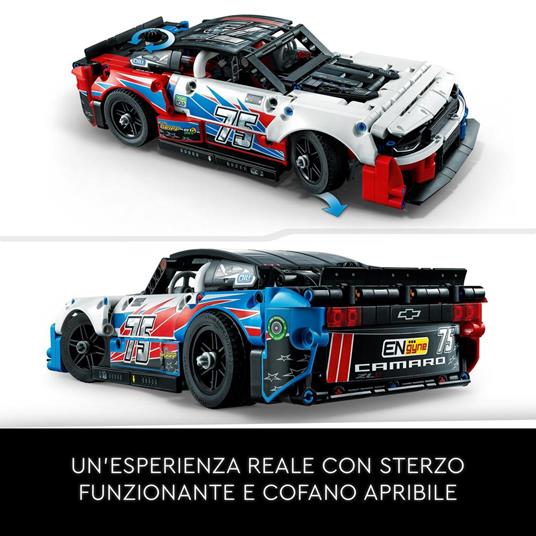 LEGO Technic 42153 NASCAR Next Gen Chevrolet Camaro ZL1 Modellino di Auto  da Costruire Kit Macchina Giocattolo da Collezione - LEGO - Technic -  Automobili - Giocattoli | IBS