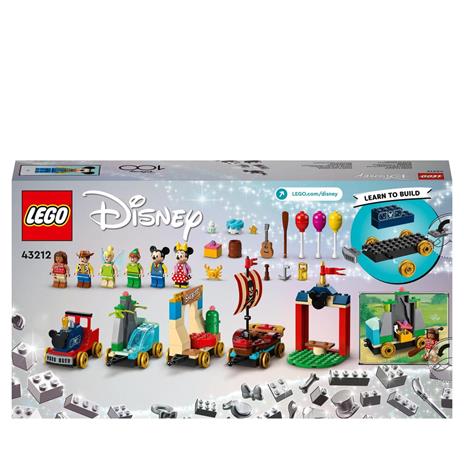 LEGO Disney 43212 Treno delle Celebrazioni Disney 100° Anniversario con Carri Giocattolo e Figure di Topolino e Minnie - 8