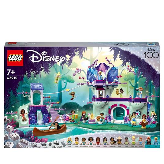 LEGO Disney 43215 La Casa sull'Albero Incantata con 13 Mini Bamboline di  Principesse, Gioco per Bambini 7+, Set Disney 100 - LEGO - Disney Classic -  Cartoons - Giocattoli