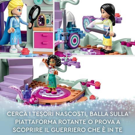 LEGO Disney 43215 La Casa sull'Albero Incantata con 13 Mini Bamboline di Principesse, Gioco per Bambini 7+, Set Disney 100 - 5
