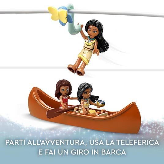 LEGO 43215 Disney La Casa sull Albero Incantata con 13 Mini Bamboline come  la Principessa Jasmine, Elsa e Anna, Gioco da Costrui