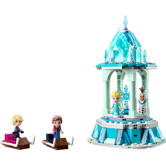 LEGO Disney Frozen 43218 La Giostra Magica di Anna ed Elsa di Frozen con Micro Bambolina - 7