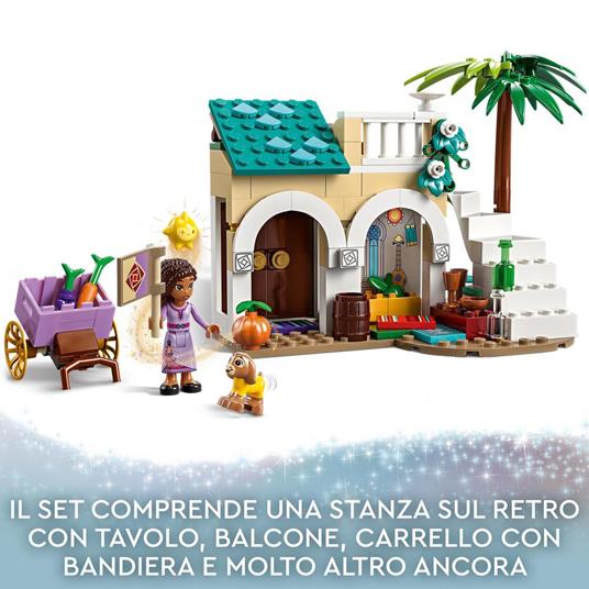 LEGO Disney Wish 43223 Asha nella Città di Rosas dal Film Wish con Mini Bambolina di Asha, Giochi per Bambini e Bambine 6+ - 4