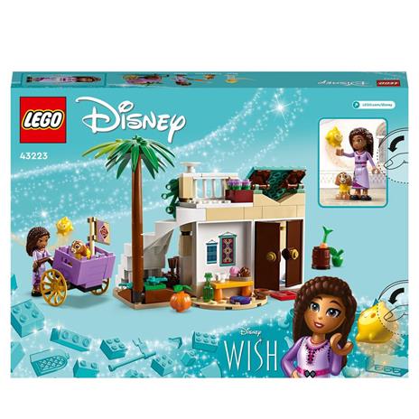 LEGO Disney Wish 43223 Asha nella Città di Rosas dal Film Wish con Mini Bambolina di Asha, Giochi per Bambini e Bambine 6+ - 8