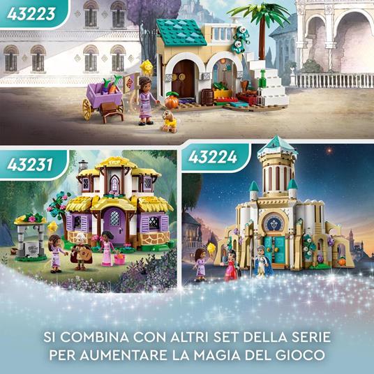 LEGO Disney Wish 43224 Il Castello di Re Magnifico, Gioco da Costruire dal Film Wish con Mini Bamboline, Regalo di Natale - 6