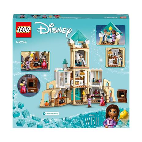 LEGO Disney Wish 43224 Il Castello di Re Magnifico, Gioco da Costruire dal Film Wish con Mini Bamboline, Regalo di Natale - 8