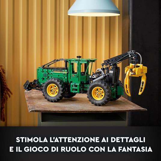 LEGO Technic 42157 Trattore John Deere 948L-II, Modellino da Costruire di Veicolo Giocattolo con Funzioni Pneumatiche e 4WD - 7