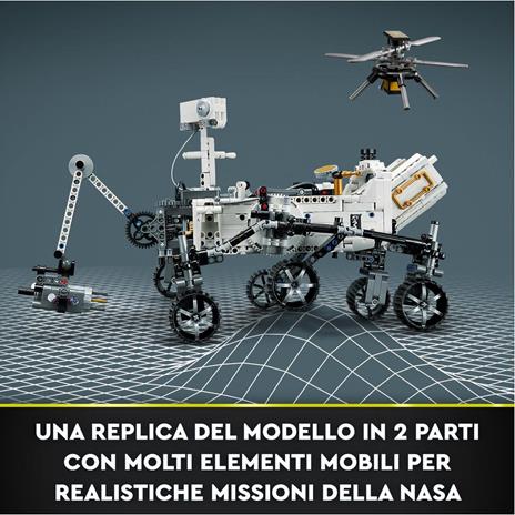 LEGO Technic 42158 NASA Mars Rover Perseverance Set Spaziale con Esperienza App AR Idea Regalo Gioco Scientifico Bambini 10+ - 3