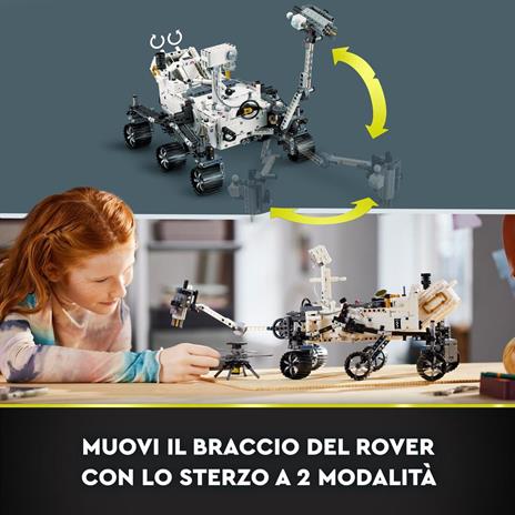 LEGO Technic 42158 NASA Mars Rover Perseverance Set Spaziale con Esperienza App AR Idea Regalo Gioco Scientifico Bambini 10+ - 5