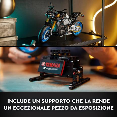 LEGO Technic 42159 Yamaha MT-10 SP, Modellino Moto per Adulti, Replica Motocicletta con App AR, Regalo per Uomo e Donna - 6