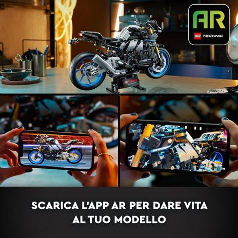 LEGO Technic 42159 Yamaha MT-10 SP, Modellino Moto per Adulti, Replica Motocicletta con App AR, Regalo per Uomo e Donna - 7