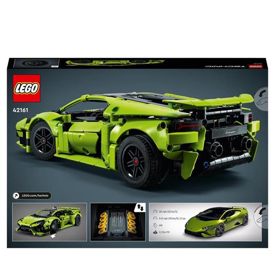 LEGO Technic 42161 Lamborghini Huracán Tecnica, Modellino di Auto da  Costruire, Macchina Giocattolo per Bambini - LEGO - Technic - Automobili -  Giocattoli | IBS