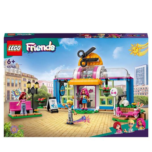 Lego friends 41743 parrucchiere, giocattoli con mini bamboline, capelli ed  espressioni facciali cambiabili, giochi per bambini - Toys Center