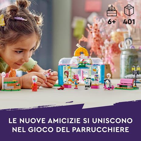 LEGO Friends 41743 Parrucchiere Giocattoli con Mini Bamboline Capelli ed Espressioni Facciali Cambiabili Giochi per Bambini - 2