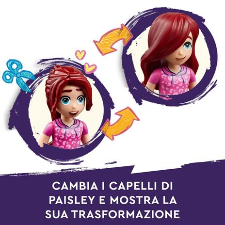 LEGO Friends 41743 Parrucchiere Giocattoli con Mini Bamboline Capelli ed Espressioni Facciali Cambiabili Giochi per Bambini - 9