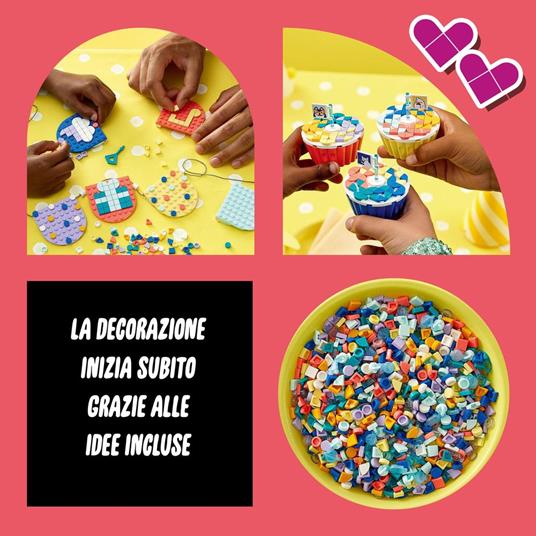 LEGO DOTS 41806 Grande Kit per le Feste, Giochi Festa Compleanno