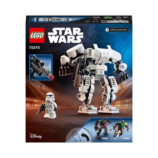 LEGO Star Wars 75370 Mech di Stormtrooper, Action Figure Snodabile da Costruire con Cabina per Minifigure e Grande Blaster - 8