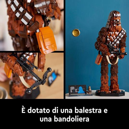 LEGO Star Wars 75371 Chewbacca, Kit Modellismo per Adulti da Collezione 40° Anniversario Il Ritorno dello Jedi, Idea Regalo - 4
