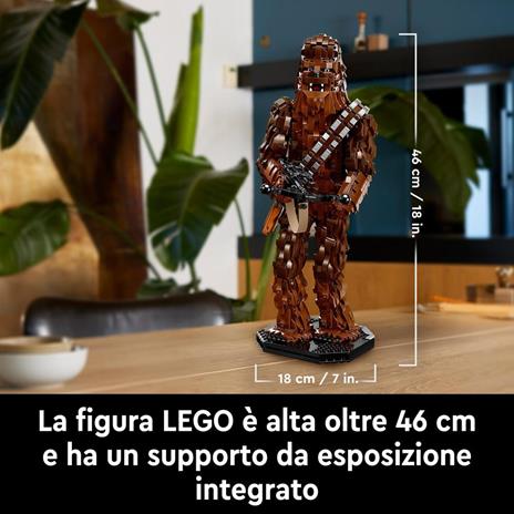 LEGO Star Wars 75371 Chewbacca, Kit Modellismo per Adulti da Collezione 40° Anniversario Il Ritorno dello Jedi, Idea Regalo - 5