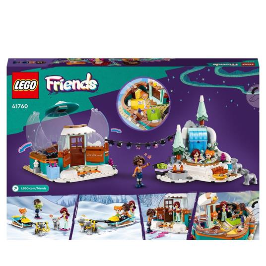 LEGO Friends 41760 Vacanza in Igloo con Tenda da Campeggio, 2 Cani da  Slitta e Mini Bamboline, Giochi per Bambine e Bambini - LEGO - Friends -  Edifici e architettura - Giocattoli | IBS