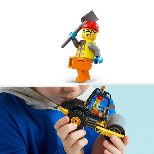 LEGO City 60401 Rullo Compressore Set di Costruzioni Giocattolo per Bambini  di 5+ Anni Veicolo da Cantiere con Operaio Edile - LEGO - LEGO City - Mezzi  pesanti - Giocattoli | IBS