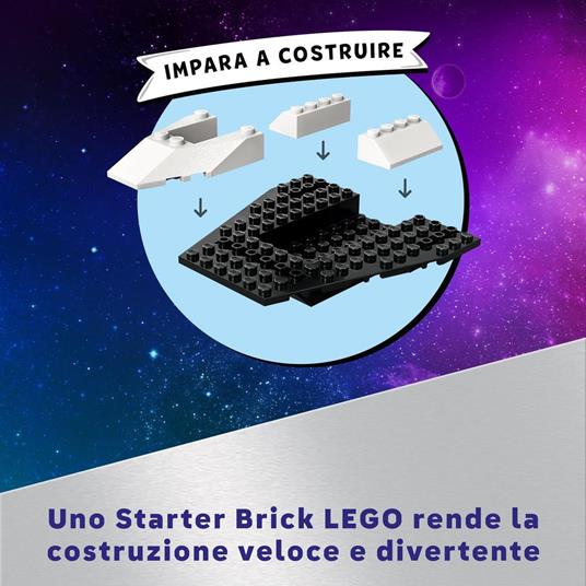 LEGO City 60429 Navetta Spaziale e Scoperta di Asteroidi, Gioco per Bambini 4+ con Astronave Giocattolo, Gru e 2 Minifigure - 5