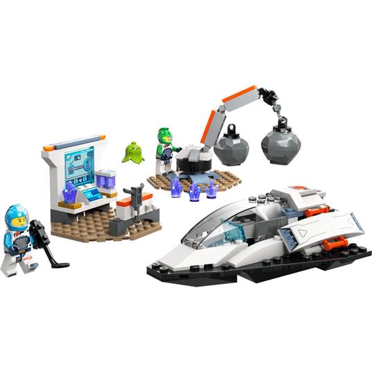 LEGO City 60429 Navetta Spaziale e Scoperta di Asteroidi, Gioco per Bambini 4+ con Astronave Giocattolo, Gru e 2 Minifigure - 8