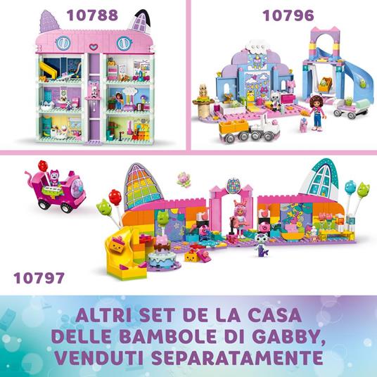 LEGO La Casa delle Bambole di Gabby 10796 Asilo Gatto-Orecchio di Gabby, Giochi Educativi per Bambini 4+ Anni con 6 Personaggi - 7