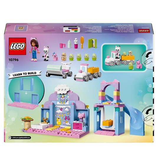 LEGO La Casa delle Bambole di Gabby 10796 Asilo Gatto-Orecchio di Gabby, Giochi Educativi per Bambini 4+ Anni con 6 Personaggi - 9